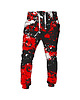 spodnie dresowe damskie Damskie Spodnie Fullprint DR.CROW Marble Black Red