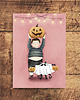 kartki okolicznościowe - wydruki Kartka pocztowa - Halloween Dynia