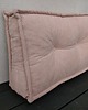pufy do siedzenia Zagłówek Materac francuski futon Poducha Pikowana kolor Pudrowy róż