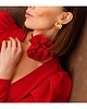 chokery Jedwabny czerwony choker