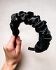 opaski do włosów Black Ruffeled Headband -  opaska do włosów