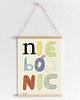 plakaty NIE BÓJ NIC afirmacyjny motywacyjny plakat typograficnzy napisy kolorowy