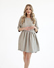 sukienki mini damskie Lniana Sukienka DAISY NATURAL