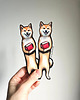 zakładki do książek Zakładka do książki Shiba Inu Akamaru*