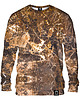 bluza bez kaptura damska Bluza Bez Kaptura Damska DR.CROW Marble Brown