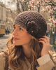 czapki damskie Czapka retro z wełny
