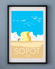 plakaty Plakat SOPOT PLAŻA