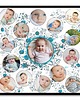 plakaty Plakat kolaż dla dziewczynki z kwiatami, personalizowany