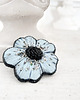broszki Broszka KWIAT 11 ręcznie haftowana przypinka z koralikami