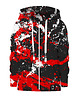 bluzy dla chłopców Bluza Zamek Chłopiec DR.CROW Marble Red