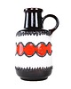 wazony Wazon ceramiczny z uchwytem, niemiecki design, lata 60,  West Germany