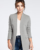 marynarki damskie Żakiet bez zapięcia - szary (B-030)