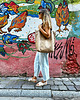 torby na ramię Torba Mr M Vintage cappuccino  skóra naturalna