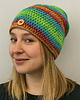 czapki damskie Kolorowa czapka całoroczna przejściowa cienka all season S/M