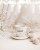 filiżanki Filiżanka 100 ml espresso ze spodkiem - Espresso ZŁOTE SERCE
