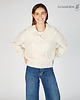 swetry damskie  Sweter oversize "Aster" z szalowym kołnierzem