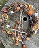 wianki bożonarodzeniowe Wianek zimowy świąteczny naturalny susz