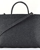 torby XXL Duży grafitowy kuferek - pojemna filcowa torba