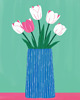 grafiki i ilustracje Ilustracja Tulipany