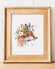 grafiki i ilustracje Plakat ilustracja Boho Lis akwarela