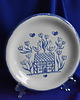 patery i talerze Talerz ceramiczny rustykalny Domek