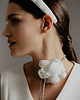 chokery Choker WHITE ROSE