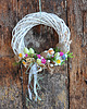 wianki wielkanocne Wielkanocny wianek z owieczką