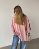 t-shirt damskie T-shirt OVERSIZE KIMONO PINK