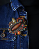 broszki Autumn Garden- broszka soutache