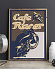 plakaty Cafe Racer - vintage plakat motocyklowy