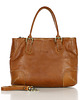 torebki do ręki Torebka do ręki kuferek genuine leather made in Italy - MARCO MAZZINI camelowa