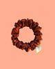 gumki do włosów Gumka jedwabna, scrunchie, gumka do włosów miedziany zachód MINI