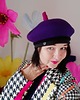 kapelusze damskie Fioletowy beret