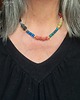 korale Modnie i unikatowo Naszyjnik ze specjalnego mixu minerałów handmade