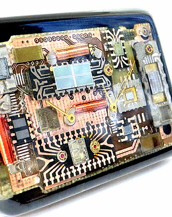 Broszka - Lost In Time VI - 3D - unikat, DROBINY CZASU