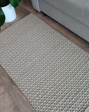 Dywan ze sznurka prostokątny szydełkowy 80cmx120cm, MISZ MASZ Dorota Tyszko
