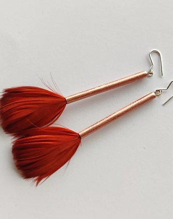 PIÓRKO kolczyki, Katarzyna Kaminska ART