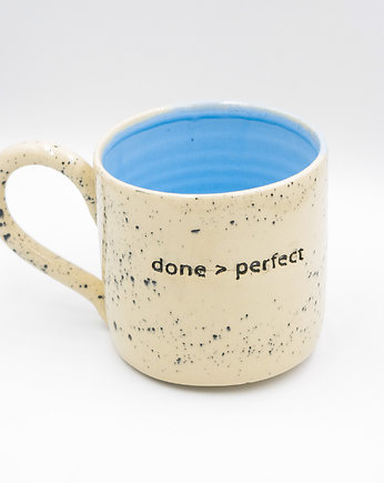 Kubek Ceramiczny 250 ml "done  perfect", Dwa Wypały