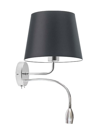 2-płomienna lampa ścienna z panelem LED IMPERIA mix kolorów, LYSNE