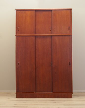 Szafa tekowa, duński design, lata 70, produkcja: Dania, Przetwory design