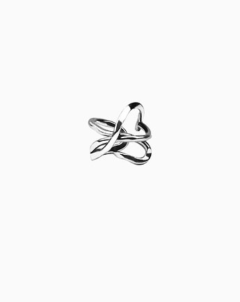 Nausznica Raw Silver, maksi.miuk Jewelry