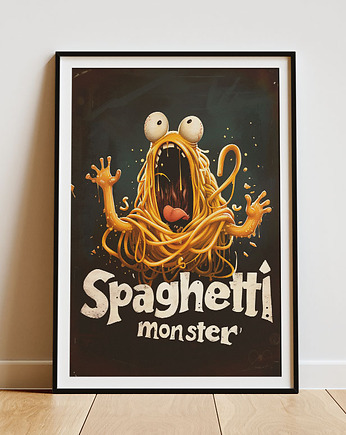 Plakat - Potwór spaghetti, Harry Monkey