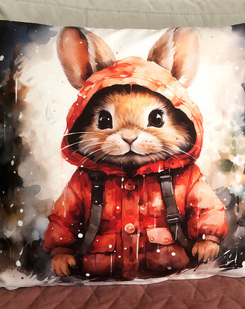 Poduszka bożonarodzeniowy zajączek EXPRESS, MOJAMAJA