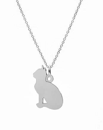 SITTING CAT- naszyjnik srebro, ISSI Jewelry