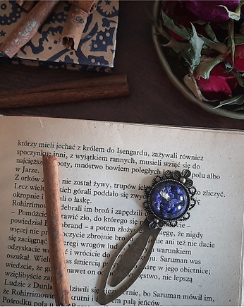 Zakładka z szafirkiem, Figa handmade accessories