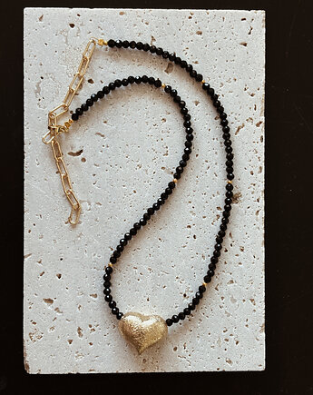 Naszyjnik Onyks Serce, Chmolowska Jewellery