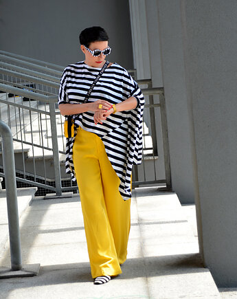 New Tunika Geometric Paski, momo fashion