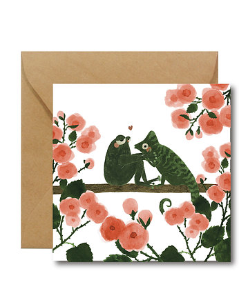 W różach - kartka na Walentynki - Hi Little, HI LITTLE