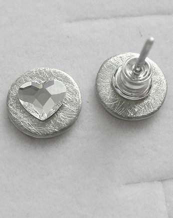 Kolczyki serduszko, Katarzyna Kaminska ART