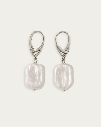 Kolczyki srebrne z perłami barokowymi, Anais Atelier